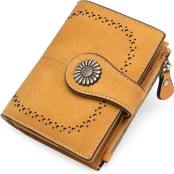 Small Wallets, Credit Card Holder Yellow - Picture 1 of 6